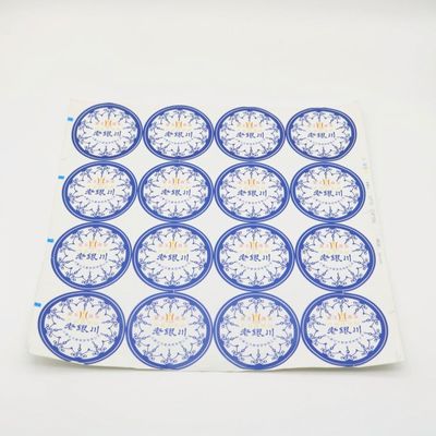 Vinyl Aangepaste de Stickers Verwijderbare/Permanente Kleefstof van het Druketiket